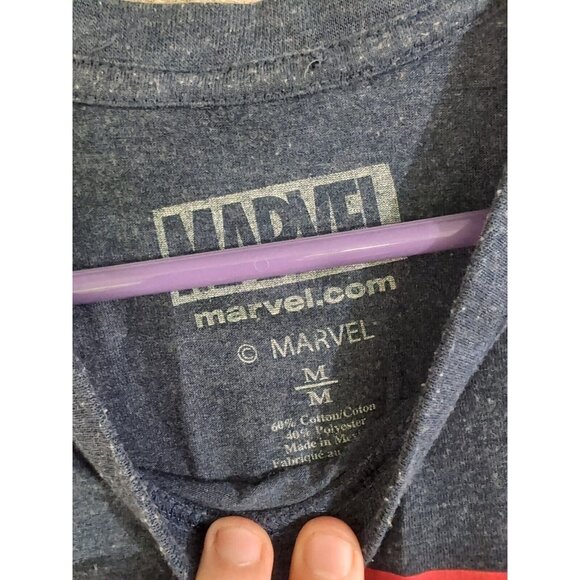 Marvel Spiderman Blue T-Shirt Size Medium - Picture 3 of 3